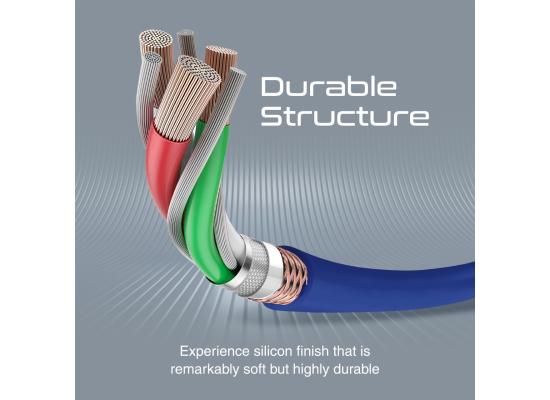 Promate PowerLine-Ci120 USB-C to Lightning Cable, Apple MFi Certified with 20W Power Delivery, 120 cm 